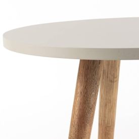 Mesa De Apoio Baixa Decorativa Havan Casa - Off White