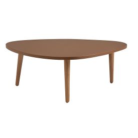 Mesa De Centro Baixa Siena Havan Casa - Mocca