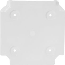 Mesa Plástica de Apoio com Porta Copos Bel Branca