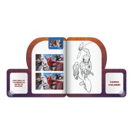 Meu Livro De Atividades Recortado Homem-Aranha - Culturama