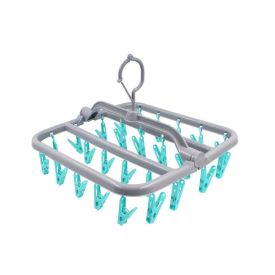 Mini Varal Quadrado Com 26 Prendedores Havan Casa - Cinza