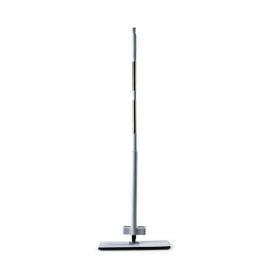Mop Flat Com Cabo Ajustável E Esfregão Havan Casa 129Cm - Branco e Prateado