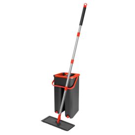 Mop Lava E Seca Powermaid 5 Litros - Vermelho e Cinza