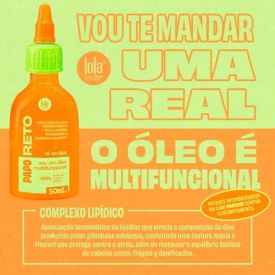 Óleo Capilar Papo Reto Lola - 50ml