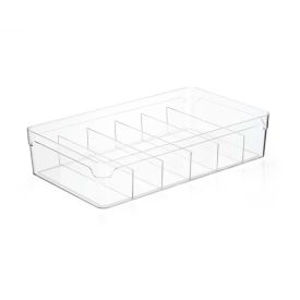 Organizador De Gavetas Colméia Cristal Arthi 4,3 Litros - Transparente
