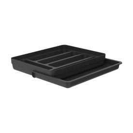 Organizador De Talheres Com Extensor Ou Logic - Preto