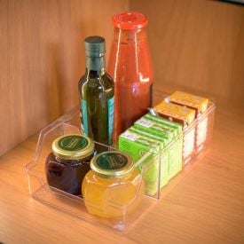 Organizador Multiuso com 3 Divisórias Uz - Transparente