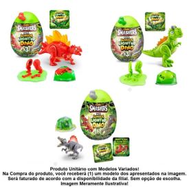 Ovo Smashers Mini Jurassic Light Up Dino Fun - Sortido
