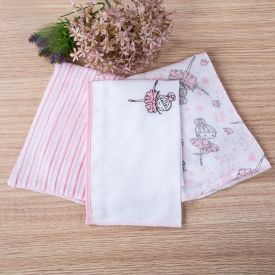 Pano De Boca 32X32cm Havan Baby - Bailarina