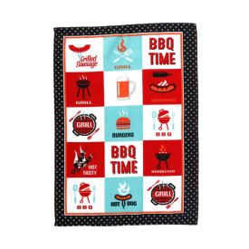 Pano de Copa 100% Algodão Felpudo Döhler 1 Pç - Barbecue