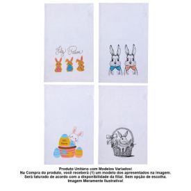 Pano de Copa Estampado Diversos 45X71cm - Havan - Páscoa