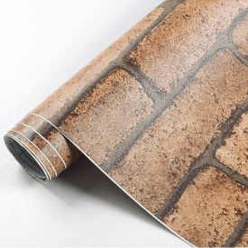 Papel Adesivo Auto Colante 0,45X2,00 M Havan - Tijolo Clássico