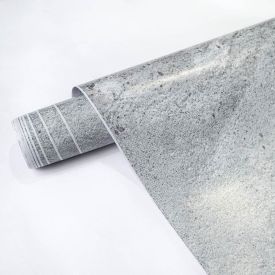 Papel Adesivo Auto Colante 0,45X2,00 M Havan - Cimento Cinza