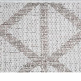 Passadeira Para Quarto E Sala Amazonas 0,67X2,00 M Havan Casa - Geométrico Bege