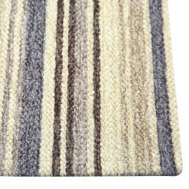 Tapete Para Quarto Ou Sala Chenile 75X160 Cm Havan Casa - Listras Bege e Azul