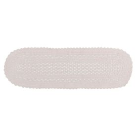 Passadeira Oval Romano 40X120cm Havan - Branco