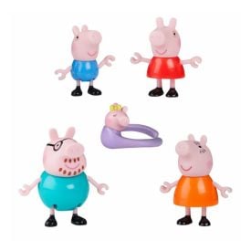 Peppa Pig Com A Família Mini Figuras Hasbro - G0506