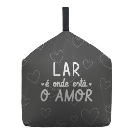 Peso De Porta Decorativo Havan Casa - Coração Cinza