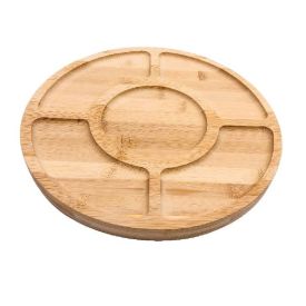 Petisqueira Havan Casa Com 5 Divisão 28Cm - Bambu