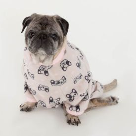 Pijama Para Pet Com Estampa Hot Dog Cru