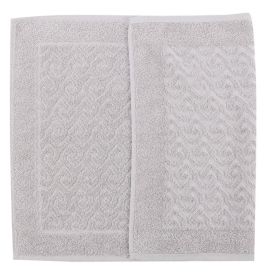 Piso Atoalhado 50X70 Cm Spazio Havan - Prata