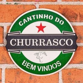 Placa Decorativa Cantinho Forgerini - 141
