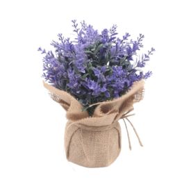 Planta Artificial Lavanda Com Saco Havan Casa 25Cm