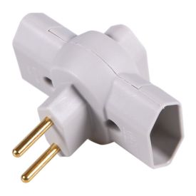 Plug T Nbr 14136 10 Amperes 250 Volts Tramontina - 57400/170