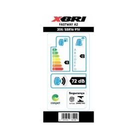 Pneu Xbri Fastway A2 205/55 R16 91V - Preto