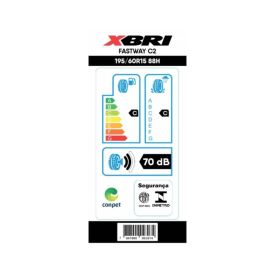 Pneu Xbri Fastway C2 195/60 R15 88H - Preto