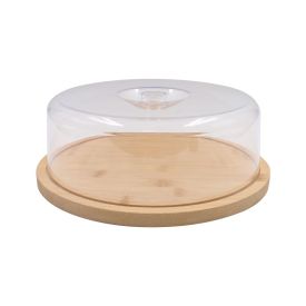 Porta Bolo De Bambu Com Tampa 28Cm - Havan Casa