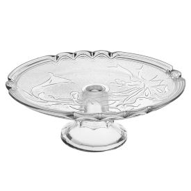 Porta Bolo Lirio C/ Pe Natural 32 Cm Vtzz