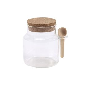 Porta Condimento Com Colher De Bambu 170Ml Havan Casa - Vidro