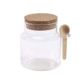 Porta Condimentos Com Colher De Bambu 280Ml Havan Casa - Vidro