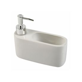 Porta Detergente Com Suporte Para Esponja Casa Limpa Lyor 380Ml - Cerâmica