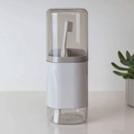 Porta Escova De Dente Dual Mariplast - Bege