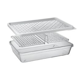 Porta Frios Com Tampa Uz 27,4Cm - Transparente