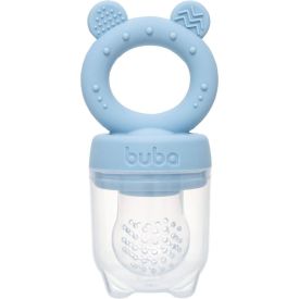 Porta Futinhas Em Silicone Ursinho Buba 6M - Azul Claro