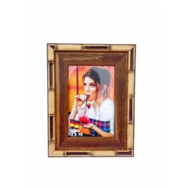 Porta Retrato De Madeira Bw Quadros 10X15cm - Bambu