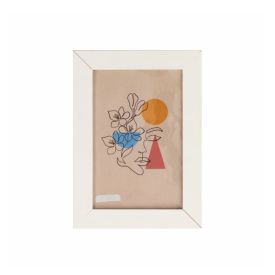 Porta Retrato De Madeira Bw Quadros 15X21cm - Branco