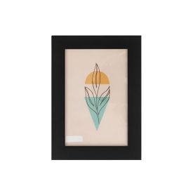 Porta Retrato De Madeira Bw Quadros 15X21cm - Preto