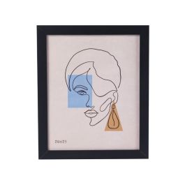 Porta Retrato De Madeira Bw Quadros 20X25cm - Preto