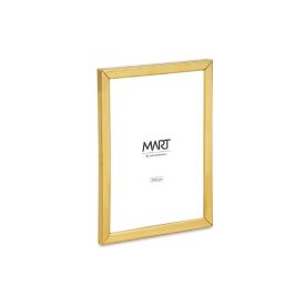 Porta Retrato Em Metal Mart 10X15 Cm - Dourado Liso