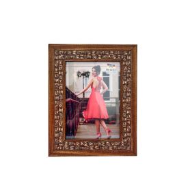 Porta Retrato De Madeira Bw Quadros 15X21 Cm - Coco