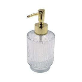 Porta Sabonete Líquido de Vidro Redondo Havan Casa - 310Ml