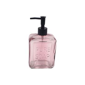 Porta Sabonete Líquido Quadrado Havan Casa 570 Ml - Rosa