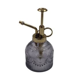 Porta Sabonete Líquido Redondo de Vidro Havan Casa 220Ml - Cinza