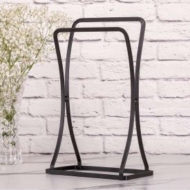 Porta Toalha Lavabo Arthi - Preto