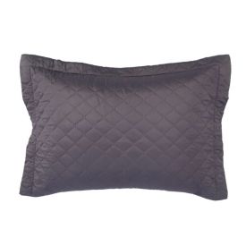 Porta Travesseiro Napoli Matelado 55Cm X 80Cm Havan Casa - Cinza Escuro
