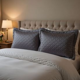 Porta Travesseiro Napoli Matelado 55Cm X 80Cm Havan Casa - Cinza Escuro 2